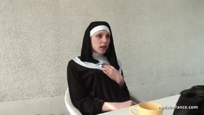 Young French Nun Anal👌 Thrusts In A Three-Way With Creepy Observer Young French Nun Anal👌 Thrusts In A Three-Way With Creepy Observer