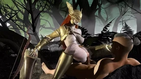 Malenia Gets Fucked Raw Deep in the Forest, Elden Ring Orgy Parody