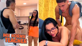 My mature teacher's big ass&#x1F351; makes me ace exams with hot tutoring sessions - Sarah Black, Milan