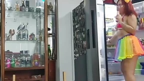 Kitchen Maid Sucks Hard and Gets Railed on Dirty Dishes Night