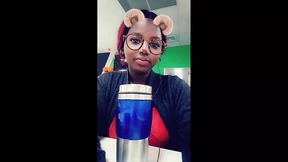 Hot Black Ebony Girl Sucking On Big Dick&#x1F346; at Stepdad's Private&#x1F92B; Guest House - Jhodez1's Naughty&#x1F608; Video Calls
