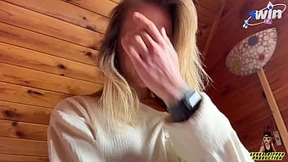 She's still riding me hard with a creampie until I cum twice