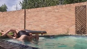 Deepthroating the lifeguard down by the dive, his cock🌭 dripping water Deepthroating the lifeguard down by the dive, his cock🌭 dripping water