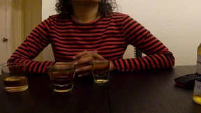 Next-door nympho gets freaky after three sips