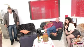 As lustful cougars ravaged and devoured eager jizz-hung studs