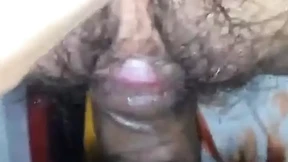 Hairy lips savoring pre-coital arousal Hairy lips savoring pre-coital arousal