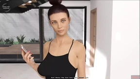 Kate's got game on, striptease & sex on tap for a depraved spectator