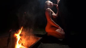 Public Orgy in Forest: Fervent Tonguing and Exposing Genitals