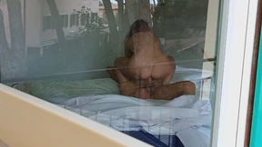 Neatly framed neighbors indulging in wild gangbang, I enjoy gazing at curvy mature wife's round backside while she's getting pounded Neatly framed neighbors indulging in wild gangbang, I enjoy gazing at curvy mature wife's round backside while she's getting pounded