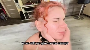 The R-E-D-A-H-I-N-E GETS FUKED VERY HARD IN THE MOUTH FOR HIS DEBTDS
