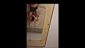 Naughty😈 cougar seduced by lucky fella as reflective surface adds excitement Naughty😈 cougar seduced by lucky fella as reflective surface adds excitement