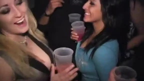 College nympho gets pounded raw in raunchy frat house romp