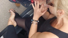 Matures Blonde Seduces Men with Lewd Oral&#x1F61C; Skills