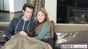 Blazin' Hot Step-Mom Seduces Teen Son by Cozy Campfire Flame