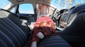 Raunchy auto-erotic tryst with a creampie climax🚀 in the parking lot Raunchy auto-erotic tryst with a creampie climax🚀 in the parking lot