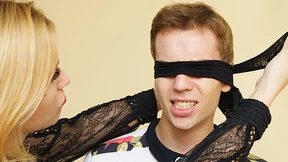 Blindfolded young lad gets anal👌 introduction from stepmom's wicked tongue Blindfolded young lad gets anal👌 introduction from stepmom's wicked tongue