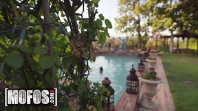 Shocking brunette Karla gets face-fucked by massive cock🌭 in POV backyard pool play - nasty and raw Shocking brunette Karla gets face-fucked by massive cock🌭 in POV backyard pool play - nasty and raw