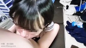 Asian nympho gets pounded by BBC, juices dripping everywhere