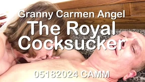 Dirty Granny Gets Rode Hard in Royal Cock&#x1F346;-Sucking Frenzy