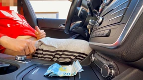 I blow my load in the ride, right under security babe's nose, then beg for her assistance and she obliges I blow my load in the ride, right under security babe's nose, then beg for her assistance and she obliges