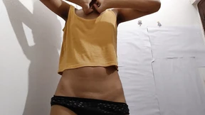 Juicy teen nympho gets her tight puffy thongs ripped off