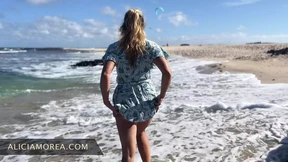 Blonde beach tramp flaunts her filthy flesh to horny🥵 voyeurs in broad daylight Blonde beach tramp flaunts her filthy flesh to horny🥵 voyeurs in broad daylight
