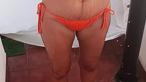 French tart exposes her tanned flesh, shed's her scraps in a scorching shower🚿 French tart exposes her tanned flesh, shed's her scraps in a scorching shower🚿