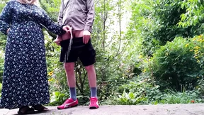 Fucked while pissing standing