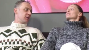 Two horny&#x1F975; Germans gang-fuck a stranger, wife's surprise party