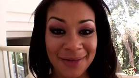 Black beauty craves triple threat interracial anal&#x1F44C; threesome with two white studs' semen