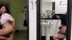Wife gets mastyurbating watching her friend banging hers hubby