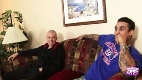 Blonde bombshell gets brutalized by a gaggle of dudes in a nasty gang-bang extravaganza