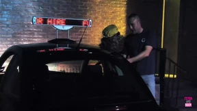 Get set for the ride, dude; smash her juicy box hard now!