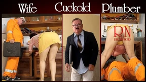 Hubby's wife goes wild with plumber dude, while he watches and jerks off Hubby's wife goes wild with plumber dude, while he watches and jerks off