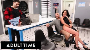 Jennifer White gets railed in public laundromat by stranger in lustful affair Jennifer White gets railed in public laundromat by stranger in lustful affair