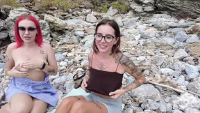Beachside bang bash escalated into a public group screw-a-thon!