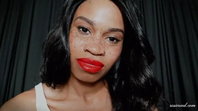 Dark ebony goddess Rosie Reed torments lipstick-worshiping slaves with fetish denial and chastity torment Dark ebony goddess Rosie Reed torments lipstick-worshiping slaves with fetish denial and chastity torment