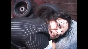 Thick Mama Gets Extreme Black Gangbang In Backstreet