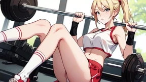 Jacking off in the locker room, pumping iron and unleashing pent-up desire Jacking off in the locker room, pumping iron and unleashing pent-up desire