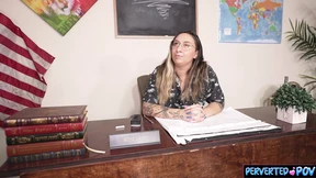 Crusty educator puts rebellious pupil through strict punishment regimen