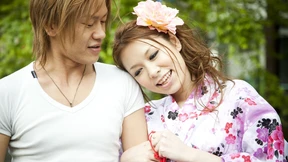 Ravaged Japanese beauty wears stunning kimono before getting creampie in this vintage adult film Ravaged Japanese beauty wears stunning kimono before getting creampie in this vintage adult film