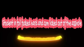 Wrapped Foil Tight Hole Banged Ripped Flogged Rough