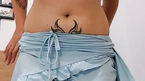 I'd delightfully indulge in this amateur teen's masturbating performance for your perverted pleasure
