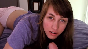 Sultry babysitter craves a raw creampie creampie explosion