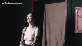 'Nerdy Nymph's Wild Panty-Free Fling Behind The Bar'