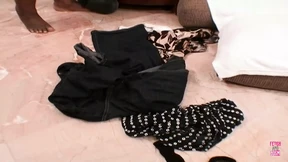 Her enormous booty has him fully aroused as he hammers her vaginally