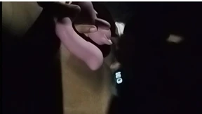 Tiny Mexican mare gets off in the sedan, solo