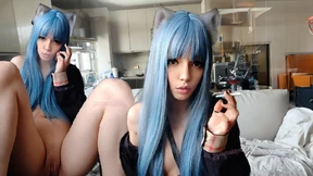 **Diseased teen tramp exposes raw flesh for cheap thrill seekers**