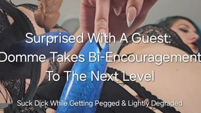 Getting blown during rough anal&#x1F44C; sex by an unknown domme
