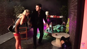Blonde bombshell gets brutally ravaged by a ravenous dude after freaking out over saggy titmate's horror Blonde bombshell gets brutally ravaged by a ravenous dude after freaking out over saggy titmate's horror